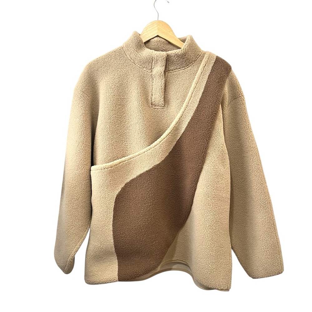 Riikyu Kangaroo Pouch Oversized Fit Unisex Fleece Pet Dog Shirt Sherpa NWT L - Picture 6 of 15